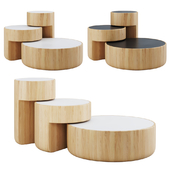 Levels coffee tables set. by Peruse