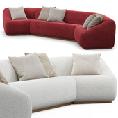 Stahl Band Pouf Sectional Sofa