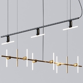 Linear and Aerial Chandelier by Beem Lamps