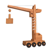 Toy construction crane