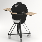 Ceramic charcoal grill