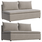Victor Modular Sofa Storage Double Seat