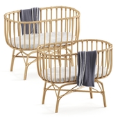 Rattan Cradle By Childhome