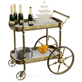 Bar cart champagne