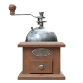 Coffee grinder low-poly pbr model