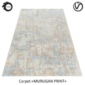 Indian wool carpet "MURUGAN PRINT"