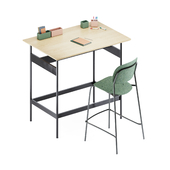 Studio High Table system by Bene