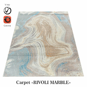 Indian Wool Carpet "Rivoli Marble" Ke-166