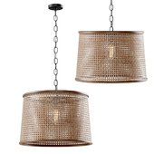 Rattan pendant light / Люстра из ротанга