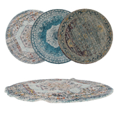 Round Carpets Set 86