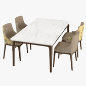 Table and dining chair Alaton