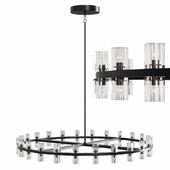 Restoration Hardware ARCACHON ROUND CHANDELIER 48 Black