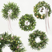 Christmas Decoration 02-Green Wreath