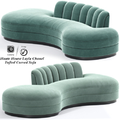 Haute House Layla Chanel Tufted Curved Sofa