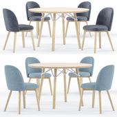 Tria table and Tuka chair - connubia calligaris