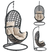 Подвесное кресло Brayden Studio Abrams Hanging Egg Chair
