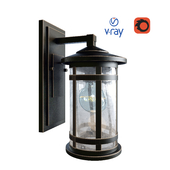 Mission Hills, an outdoor wall lamp from CAPITAL, USA.