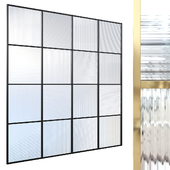Стеклянная перегородка/Glass partition