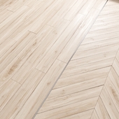 AVE Floor Walnut (Laminate and Chevron Tiles)