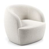 gwyneth ivory boucle chair