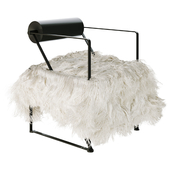 Chair with fur