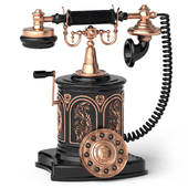 Phone Vintage Decorative Telephones Black