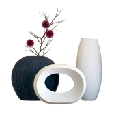 Crate&Barrel Alura Vases