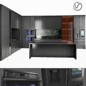 Kitchen modern style 5 vray