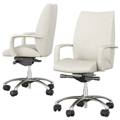 Detente Executive Mid Back Swivel Chair by HBF studio / Office Chair