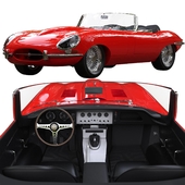 Jaguar e type Roadster (1962 Jaguar XKE Series I 3.8 Roadster)