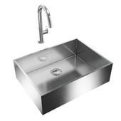 Beale Faucet and Farmhouse Kitchen Sink