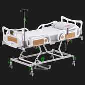 Icu Bed Rigged Hospital Equipment 16