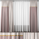 Dusty rose curtains