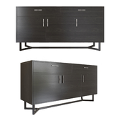 Verge Black Sideboard by Crate and Barrel