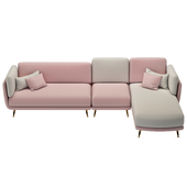 Velvet Upholstered Sofa Homary