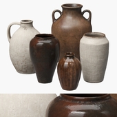 Глиняные вазы