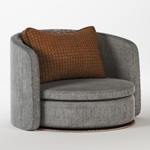 gray armchair
