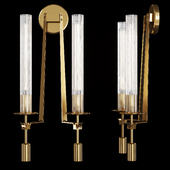 Restoration Hardware FONTANELLE DOUBLE SCONCE Brass