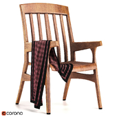 Arm chair MK3DModeler001 Wood