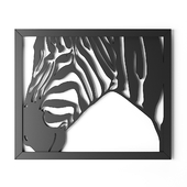 3D картина зебра