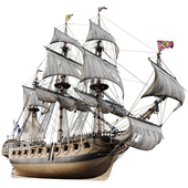 Sailing frigate Oliphant 1705