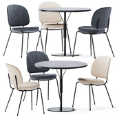 Round kelly t table by tacchini