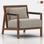 SAIUN Lounge Chair with Ottoman