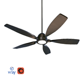 HOLT, ceiling fan from Quorum, USA.