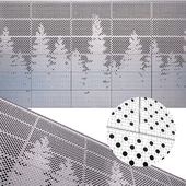 perforated panel 33