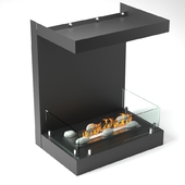 Built-in biofireplace Lux Fire Front 500 M