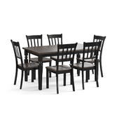 Owingsville Dining Table and 6 Chairs Set