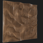 3d wood panel papper
