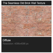 The seamless old brick wall texture