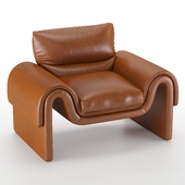 Vintage De Sede Leather Armchair
